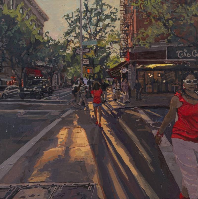 SONYA SKLAROFF - West Village Café -  61 x 61 cm